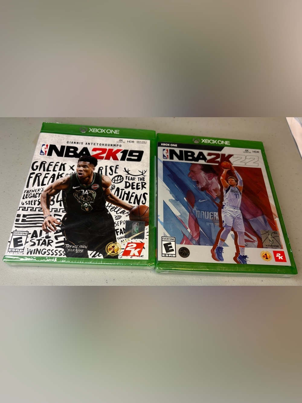 2K NBA 2K19 + NBA 2K22 Lot (2) for Xbox One Sports Video Games Rated E